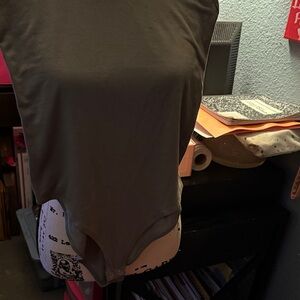 Forever 21 Green Scoop Neck Bodysuit